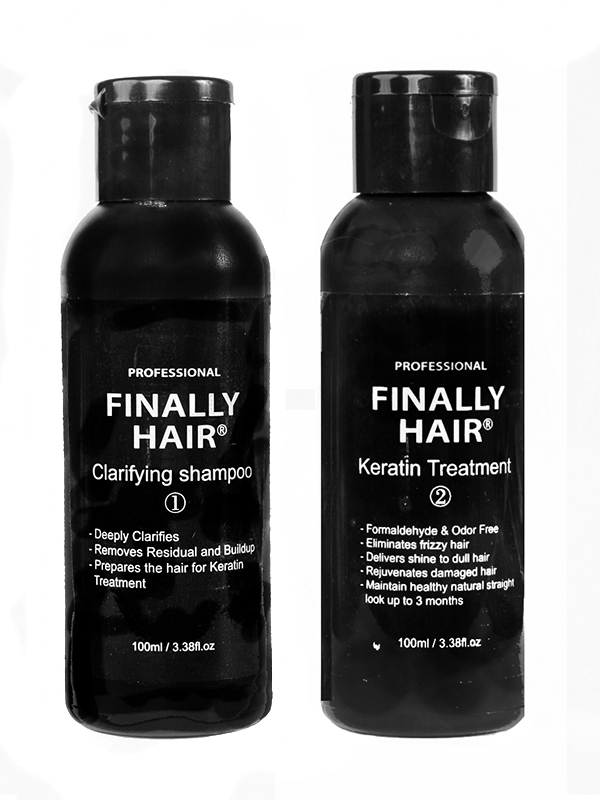 Professional Shampoo & Keratin Straightening Soft Treatment